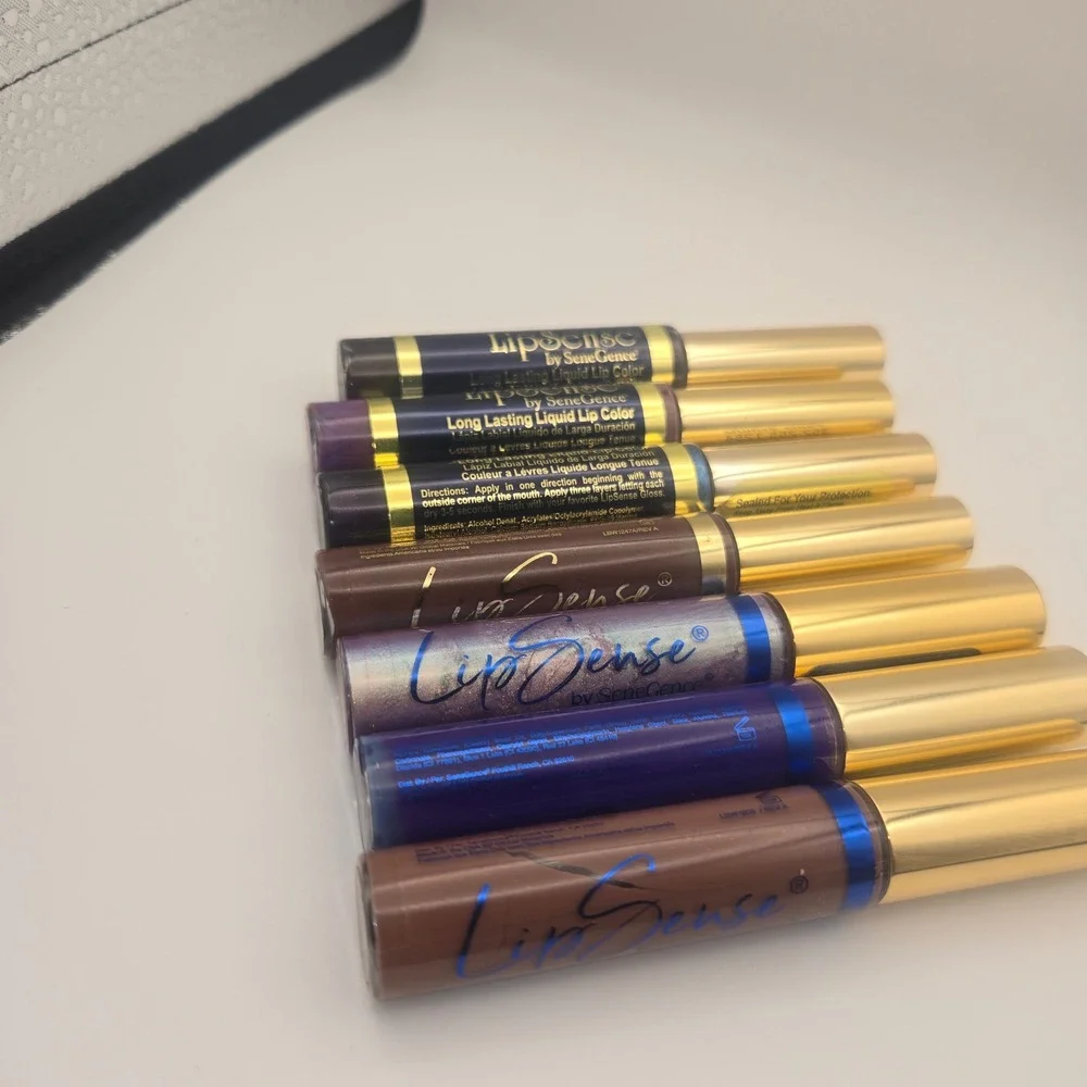 SeneGence LipSense Dark Moody Bundle 7pc Blackberry Violet Volt NEW